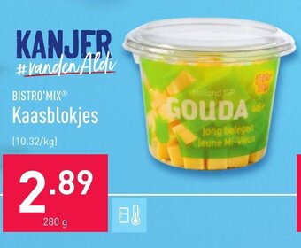 ALDI Bistro'Mix Kaasblokjes aanbieding