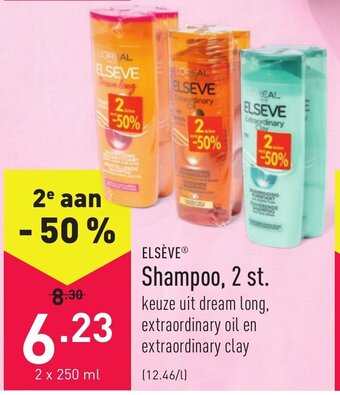 ALDI Elsève Shampoo, 2 st. aanbieding