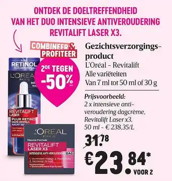 Gezichtsverzorgingsproduct L'oreal Revitalift 50 ml