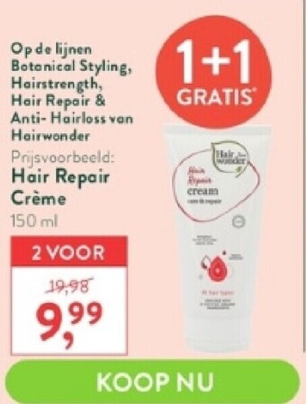 Holland & Barrett Hair repair crème 150 ml aanbieding