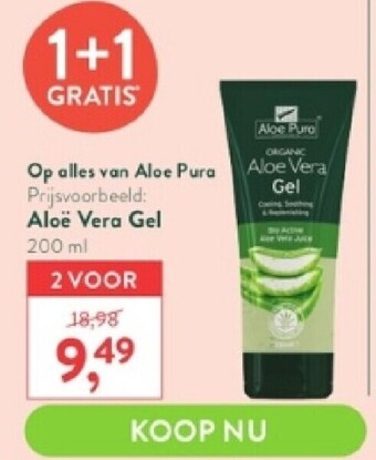 Aloë vera gel 200 ml
