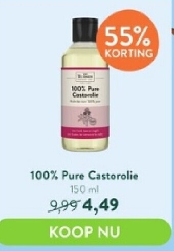 100% pure castorolie 150 ml