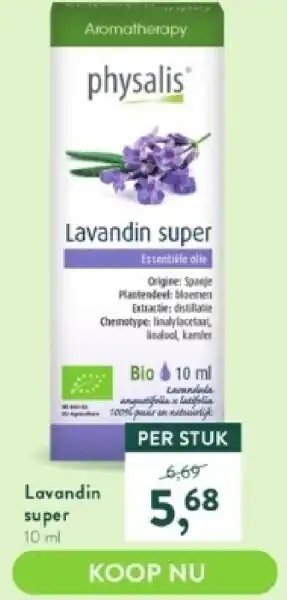Holland & Barrett Lavandin super 10 aanbieding