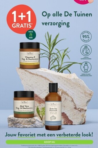 Holland & Barrett Op alle de tuinen verzorging aanbieding