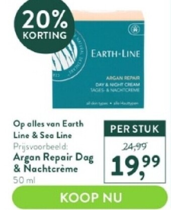 Holland & Barrett Argan repair dag & nachtcrème 50 ml aanbieding