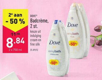 ALDI Dove Badcreme, 2 st. aanbieding