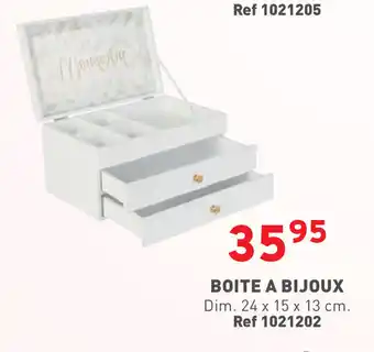 Boite a bijoux 24x15x13cm ref 1021202