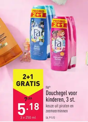 ALDI FA Douchegel voor kinderen, 3 st. aanbieding