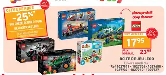 Trafic Boite de jeu lego ref 1027741-1027706-1027688- 1027720-1027710-1027727 aanbieding