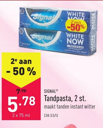 ALDI Signal Tandpasta, 2 st. aanbieding