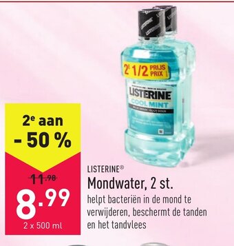 ALDI Listerine Mondwater, 2 st. aanbieding