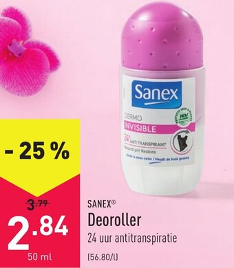 ALDI Sanex Deoroller aanbieding