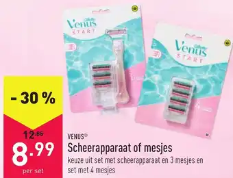 ALDI Venus Scheerapparaat of mesjes aanbieding