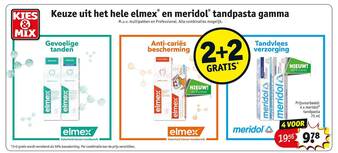Kruidvat Elmex En Meridol Tandpasta 75 ml aanbieding