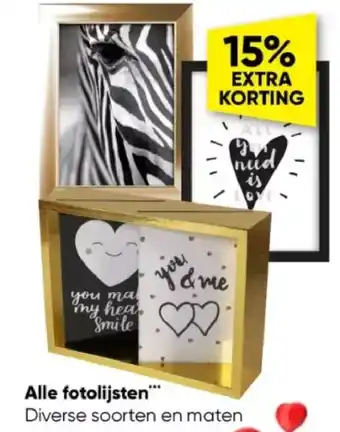 Big Bazar Alle fotoliister aanbieding
