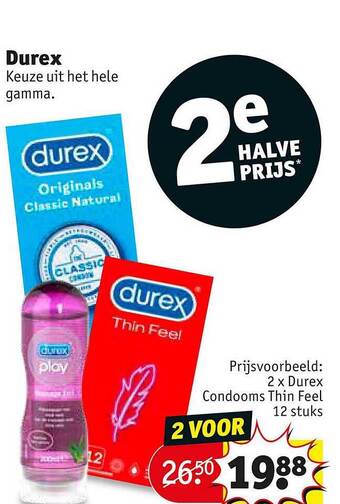 Kruidvat Durex aanbieding