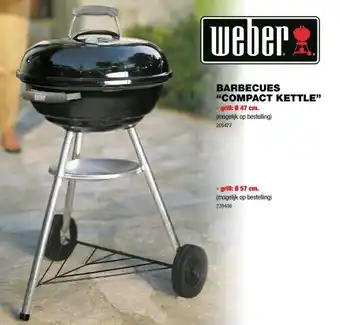 Hubo Barbecues “compact kettle” aanbieding