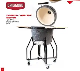 Hubo “kamado compleet” medium aanbieding