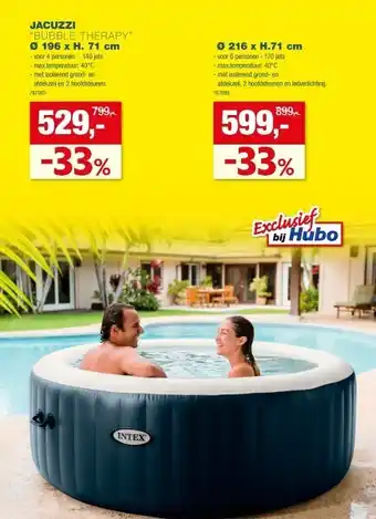 Hubo Jacuzzi ø 196 x h. 71 cm aanbieding