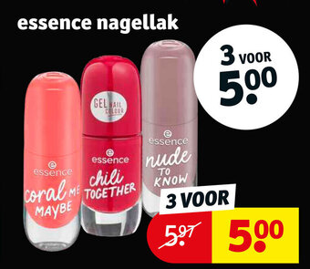 Kruidvat Essence nagellak aanbieding