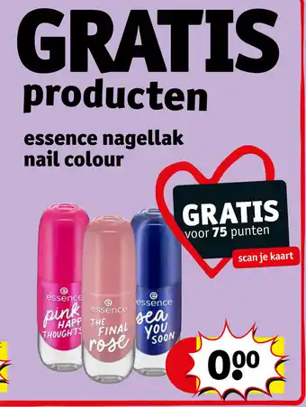Kruidvat Essence nagellak nail colour aanbieding