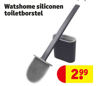 Kruidvat Watshome siliconen toiletborstel aanbieding
