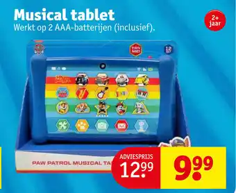 Musical tablet