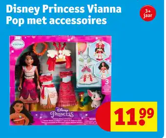 Kruidvat Disney Princess Vianna Pop met accessoires aanbieding