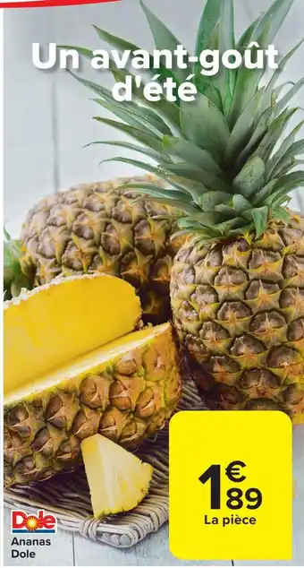 Carrefour Market Dole ananas La pièce aanbieding