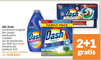Albert Heijn Alle dash aanbieding