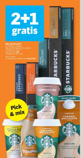 Albert Heijn Alle starbucks aanbieding