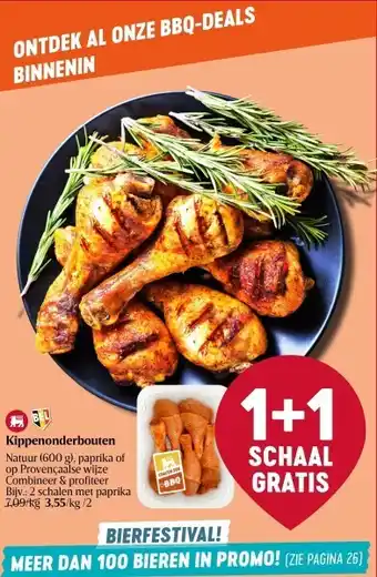 Delhaize Kippenonderbouten natuur (600 g) aanbieding