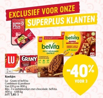 Delhaize Koekjes lu aanbieding