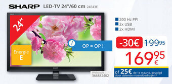 Eldi Sharp LED-TV 24"/60 cm 24E43E aanbieding