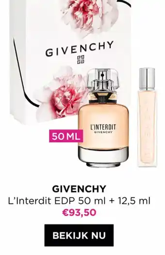 ICI PARIS XL Givenchy L'Interdit EDP 50 ml + 12,5 ml aanbieding