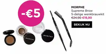 Morphe Supreme Brow 5-delige wenkbrauwkit