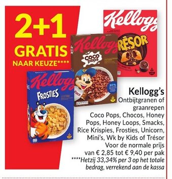 Intermarché Kellogg's aanbieding