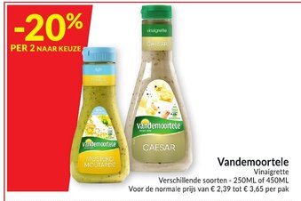 Intermarché Vandemoortele Vinaigrette aanbieding