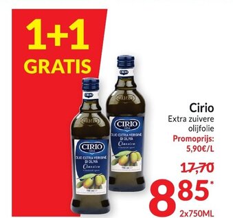 Intermarché Cirio Extra zuivere olijfolie aanbieding