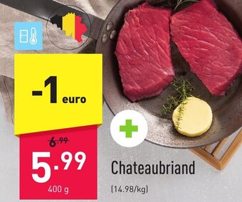 ALDI Chateaubriand 400g aanbieding