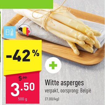 ALDI Witte asperges 500g aanbieding