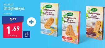 ALDI Millville Ontbijtkoekjes 5 x 50,6g aanbieding