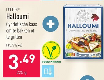 ALDI Lyttos Halloumi 225g aanbieding