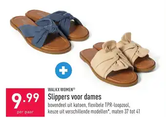 ALDI Walkx women Slippers voor dames maten 37 tot 41 aanbieding