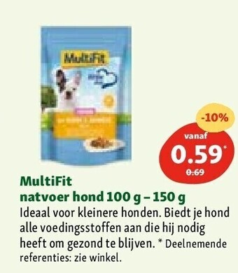 Maxi Zoo Multifit natvoer hond 100 g – 150 g aanbieding