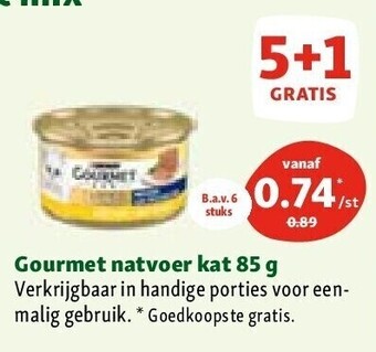 Maxi Zoo Gourmet natvoer kat 85 g aanbieding