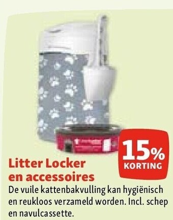 Maxi Zoo Litter locker en accessoires aanbieding
