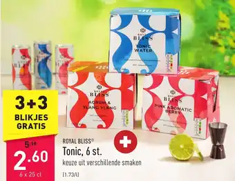 ALDI Royal bliss Tonic, 6 st. 6 x 25cl aanbieding