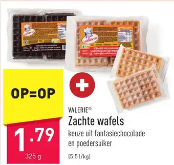 ALDI Valerie Zachte wafels keuze 325g aanbieding
