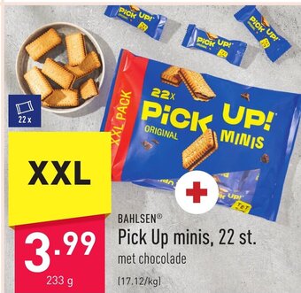 ALDI Bahlsen pick up minis, 22 st. 233g aanbieding